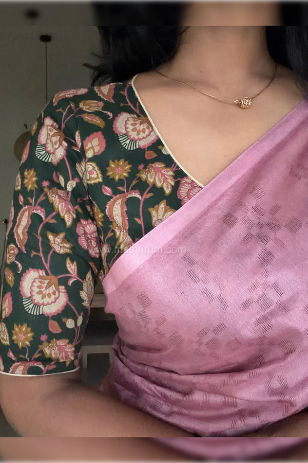 Parijatham- Green Blouse