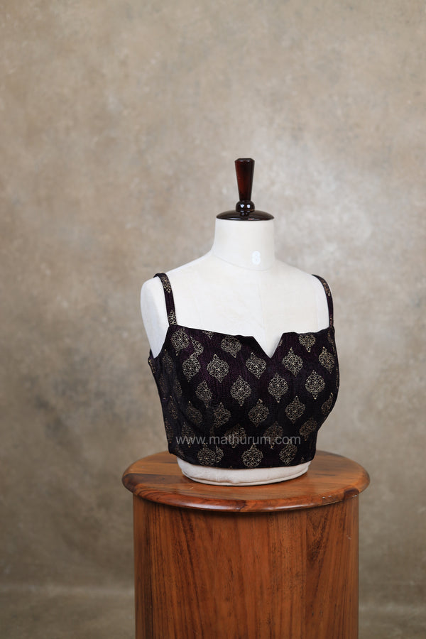 Zoya- Wine Blouse