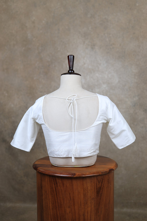 Sakshi- White Blouse