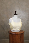 Nayan Plain- Cream Blouse