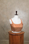 Nayan Metallic- Copper Blouse