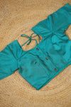 ILA-Peacock Blue Blouse