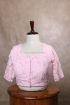 Rosette- Baby Pink Blouse (Elbow Sleeve)