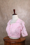 Rosette- Baby Pink Blouse (Elbow Sleeve)
