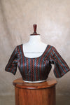 Leher- Black Blouse