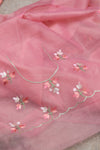 Carol- Pastel Pink Embroidery Saree
