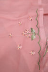 Pearl-Pastel Pink Embroidery Saree