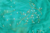 Sea Salt Aqua Teal Blue - DESIGNER SAREE