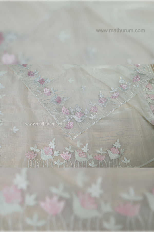 A Night In White - DESIGNER SAREE