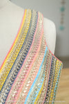 Lacy- Multi coloured Blouse (Sleeveless)