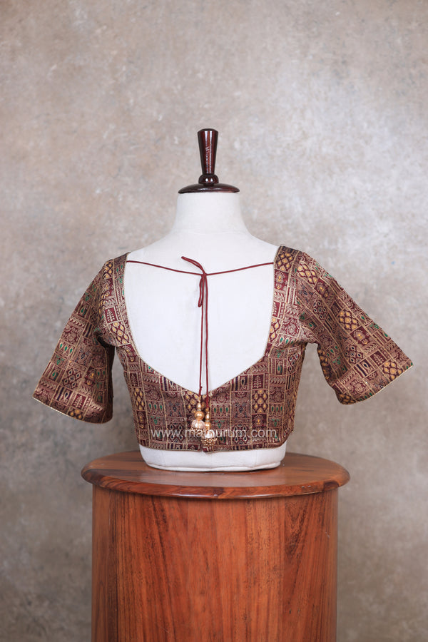 Manjari- Maroon Blouse