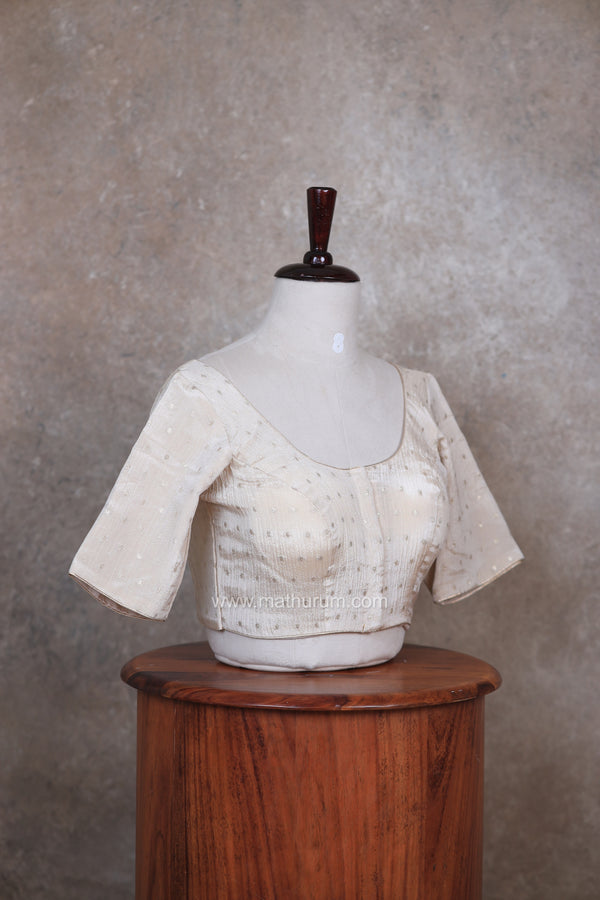 Vedika- Cream Blouse