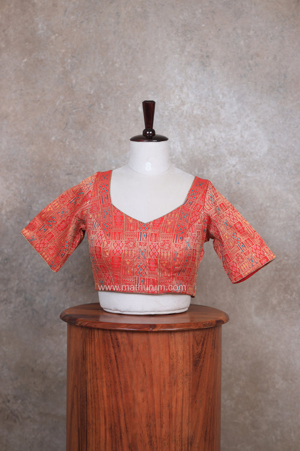 Manjari- Red Blouse
