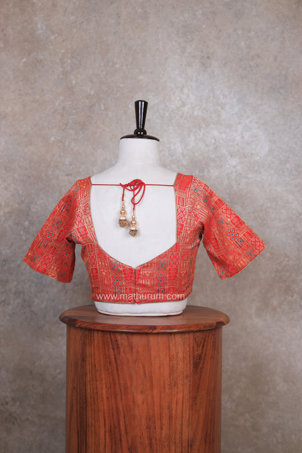 Manjari- Red Blouse