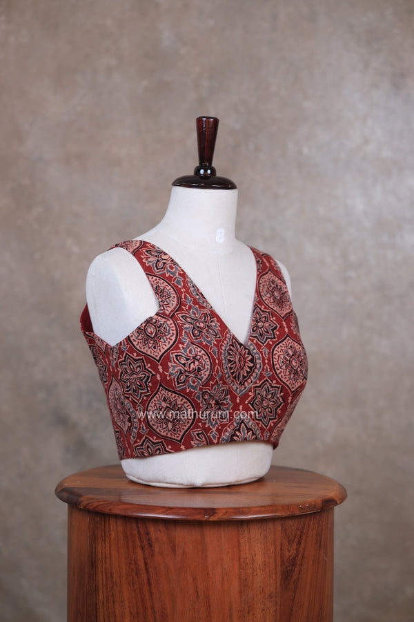 Zamra- Maroon Blouse