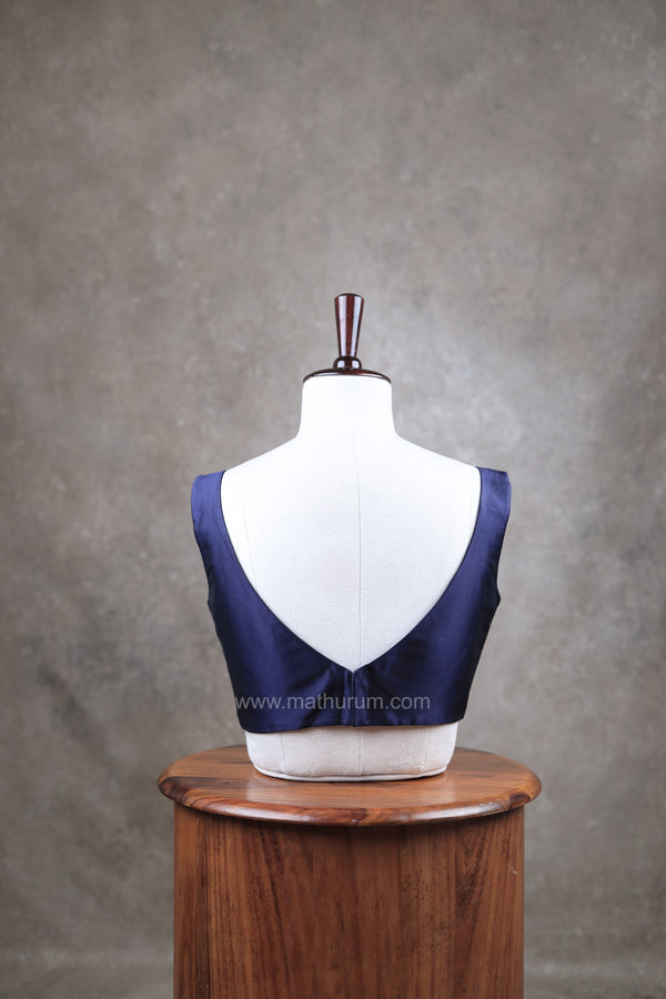 Miraya- Navy Blue Blouse