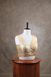 Megalai- Gold Blouse (Attachable Sleeves)