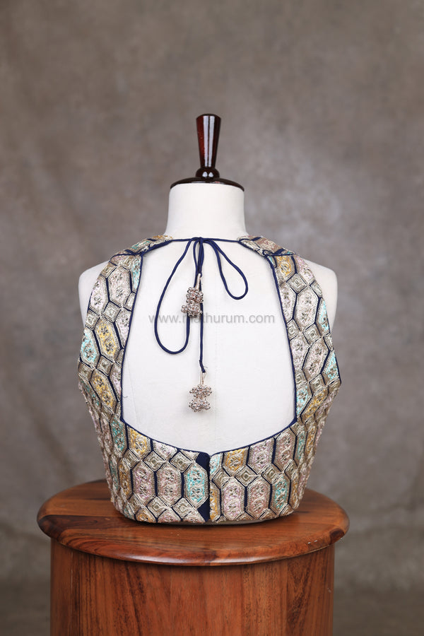 Utsav Blue Blouse
