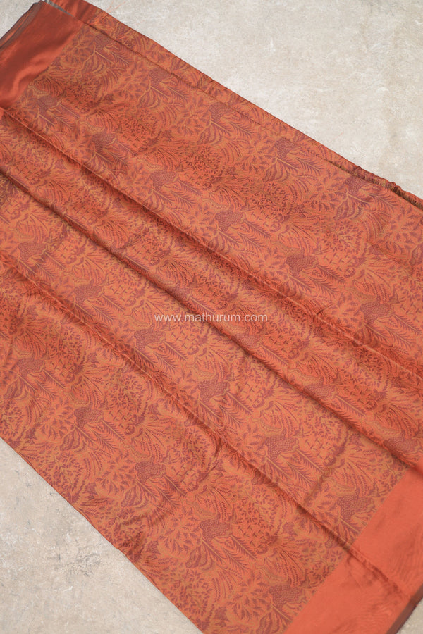 Thea- Rust Saree