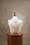 Taal- Light Gold Blouse (Attachable Sleeves)