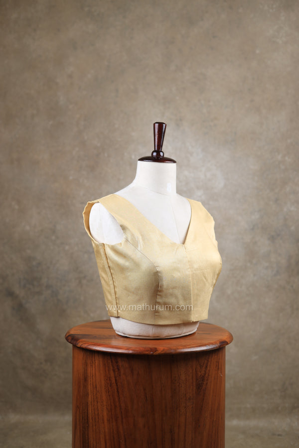 Taal- Gold Blouse (Attachable Sleeves)