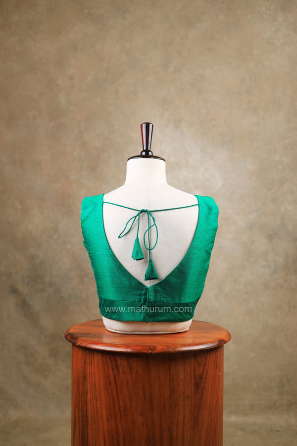 Rangeela- Light Green Blouse (Attachable Sleeves)
