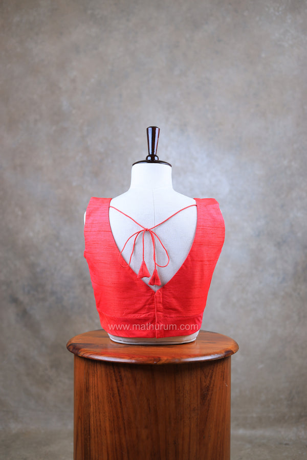 Rangeela- Candy Pink Blouse (Attachable Sleeves)