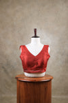 Rangeela- Maroon Blouse (Attachable Sleeves)