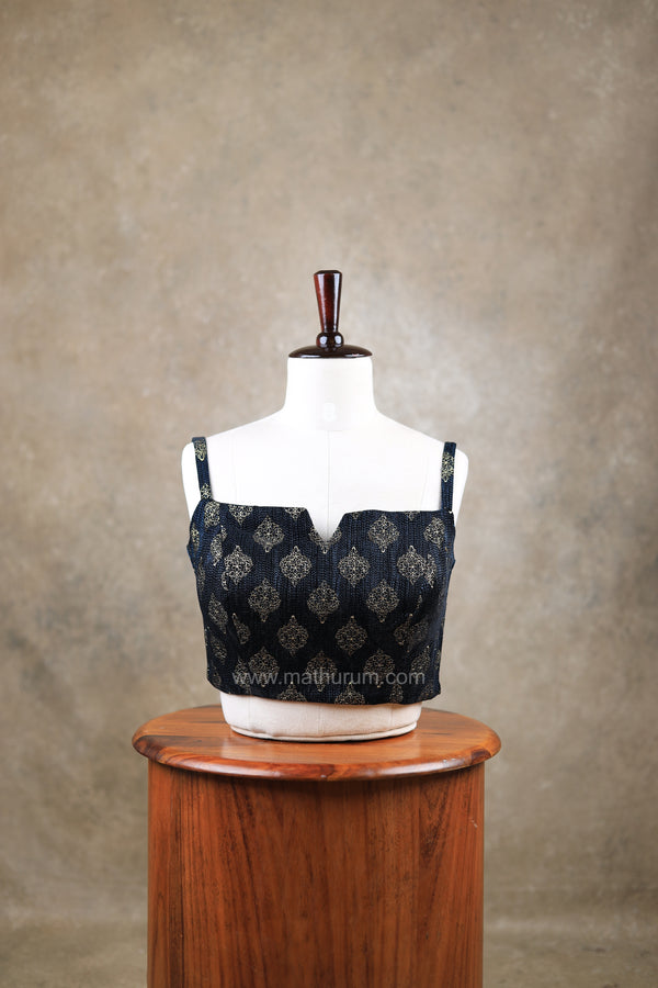 Zoya- Navy Blue Blouse