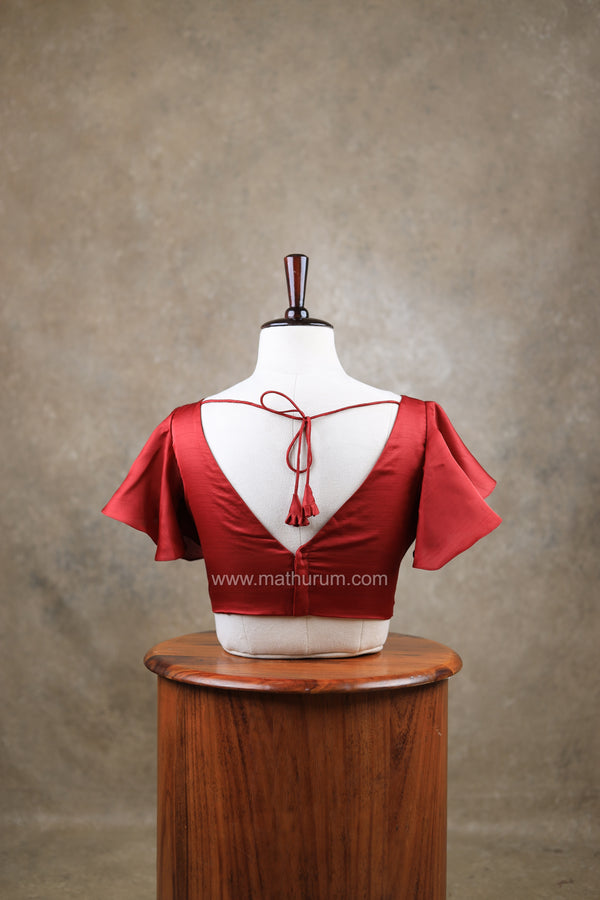 Hiya- Maroon Blouse