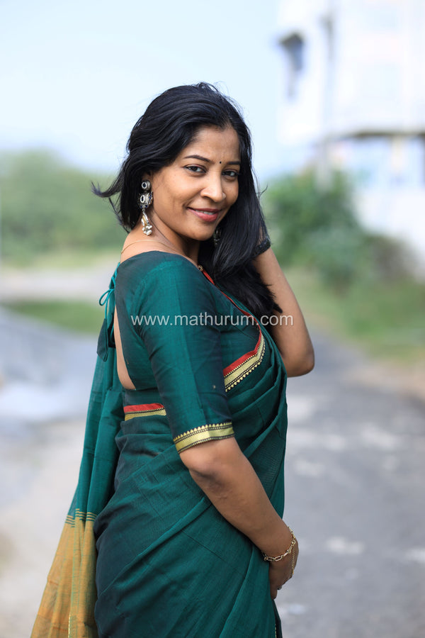 Kayal - Green Saree