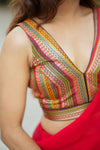 Tharigai- Black Blouse (Attachable Sleeves)