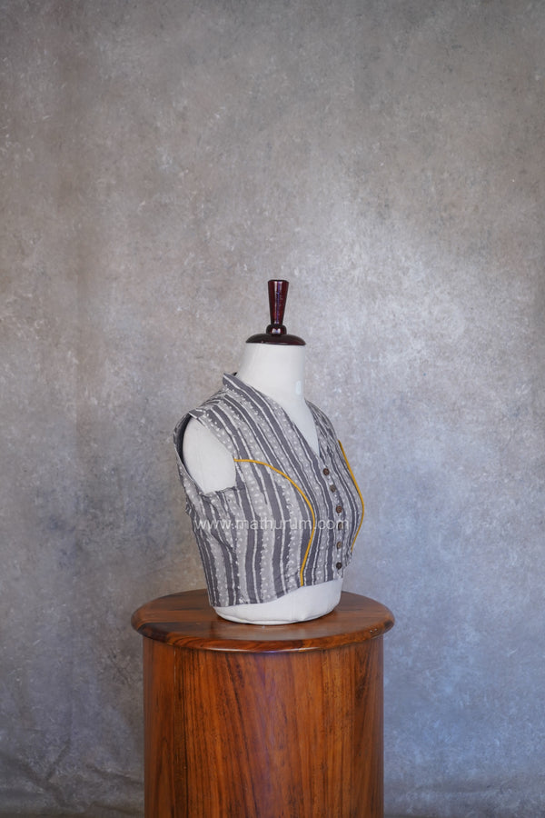 Mythri- Grey Blouse