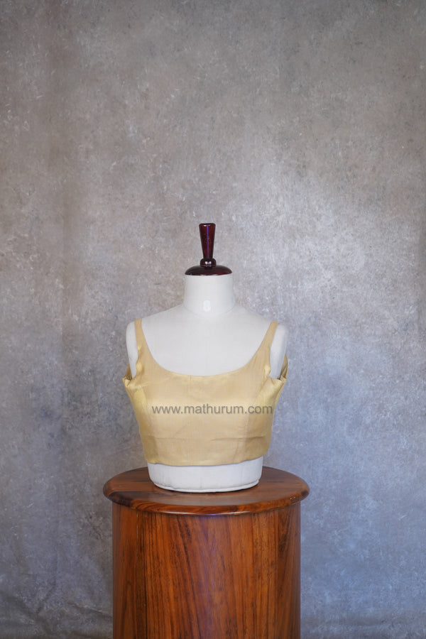 Nayan Metallic- Gold Blouse