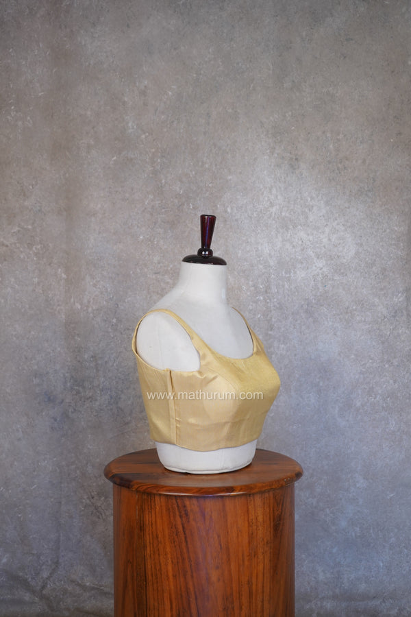 Nayan Metallic- Gold Blouse