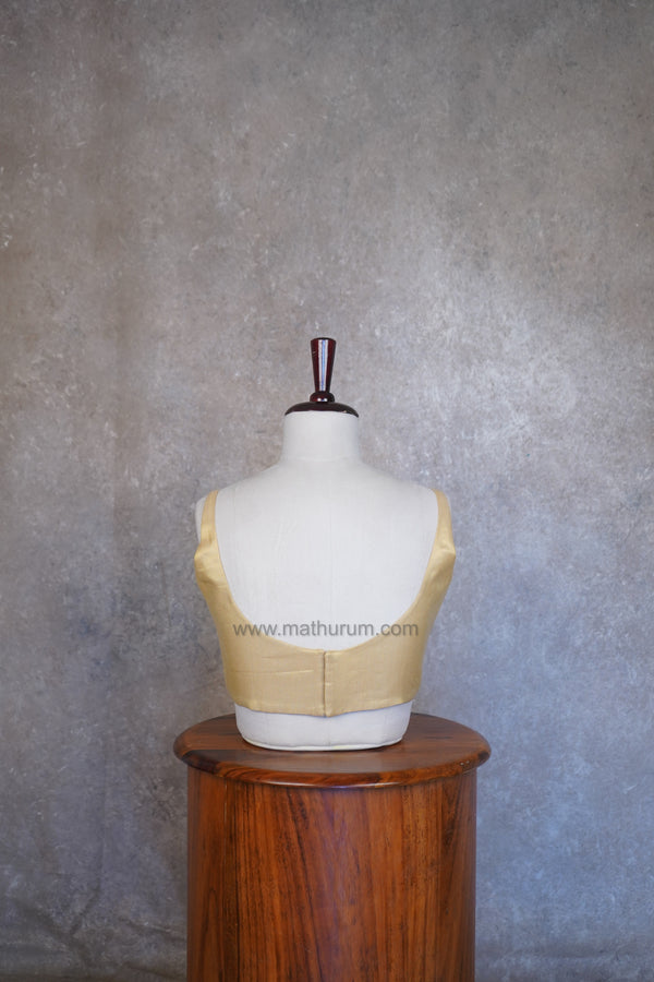 Nayan Metallic- Gold Blouse