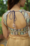 Utsav Blue Blouse
