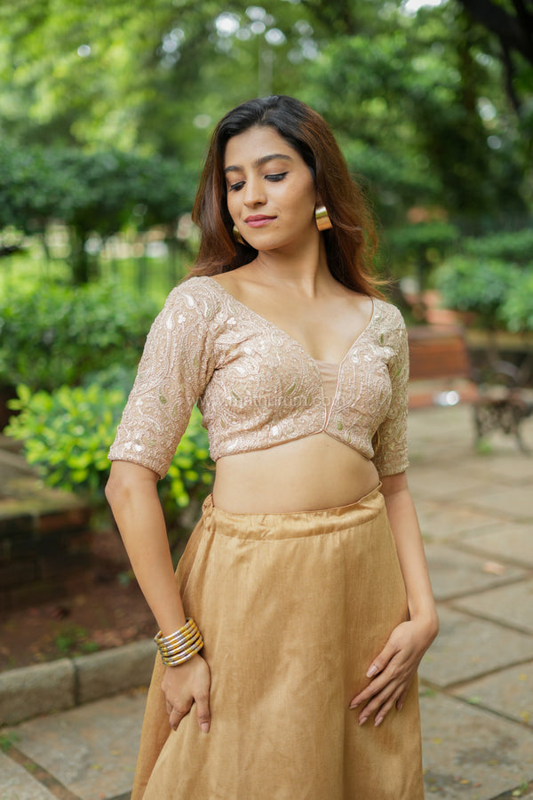 Ira - Gold Blouse