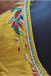Svarnima- Mustard Zardosi Blouse