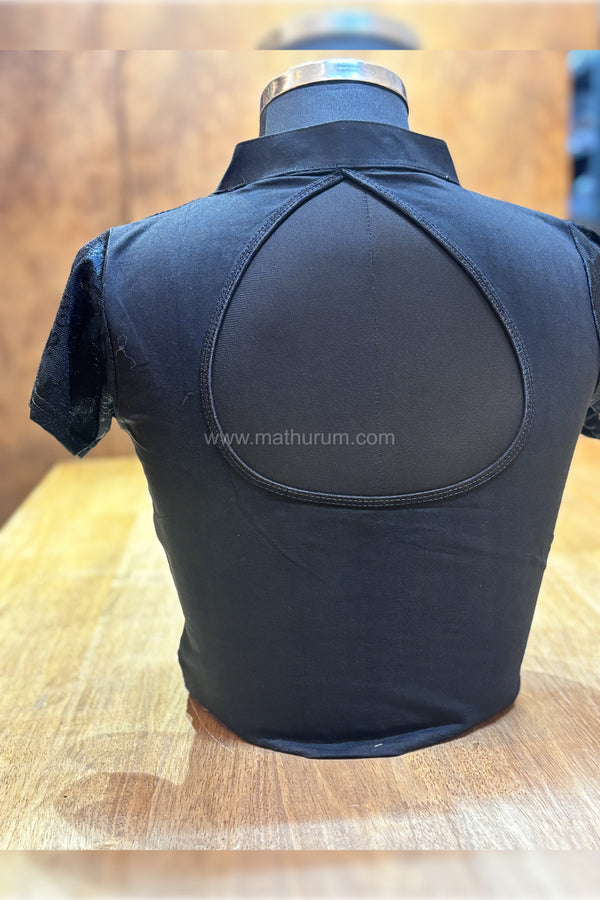 Kajal- Black Strechable Blouse