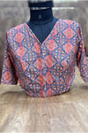 Bella - Orange Stretchable Blouse