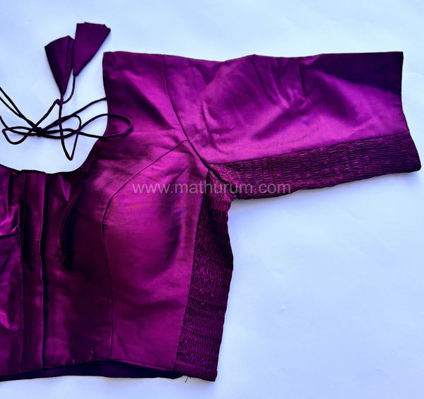 Riva- Wine Strechable Blouse