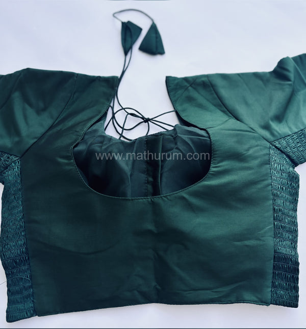 Riva- Dark Green Strechable Blouse