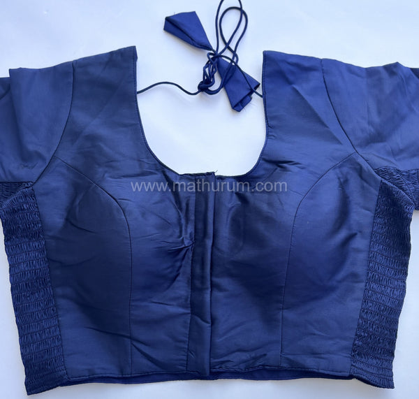 Riva- Navy Blue Strechable Blouse