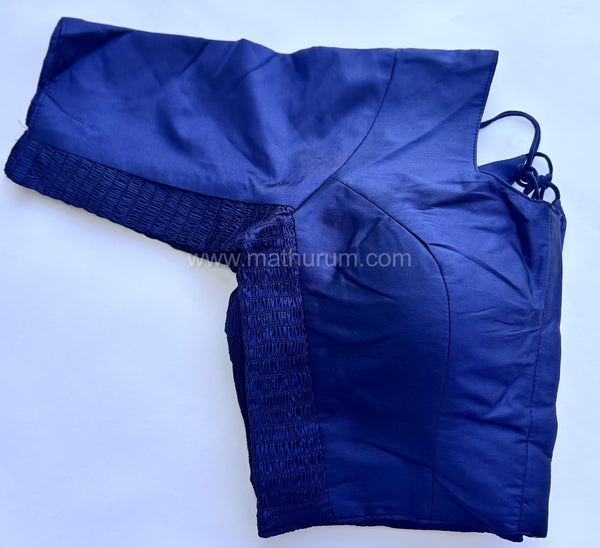 Riva- Navy Blue Strechable Blouse