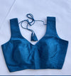 Rang- Blue/Green Blouse (Attachable Sleeves)
