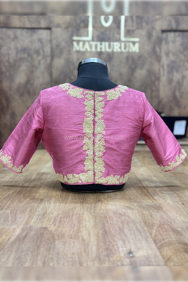 Havira - Pink Zardosi Blouse