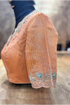 Zivara- Orange Zardosi Blouse