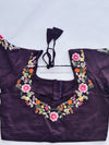 Little Garden - Wine Embroidery Blouse