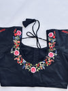 Little Garden - Black Embroidery Blouse
